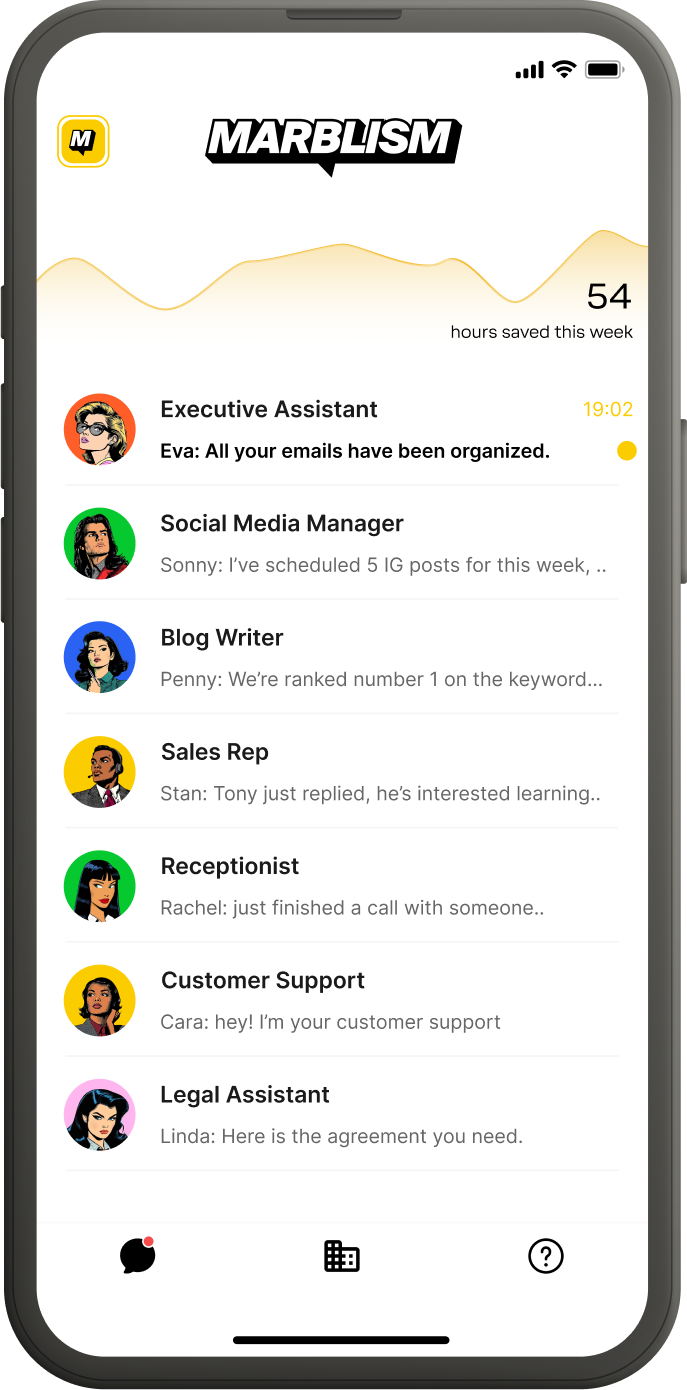 Take a quick tour of your AI team.